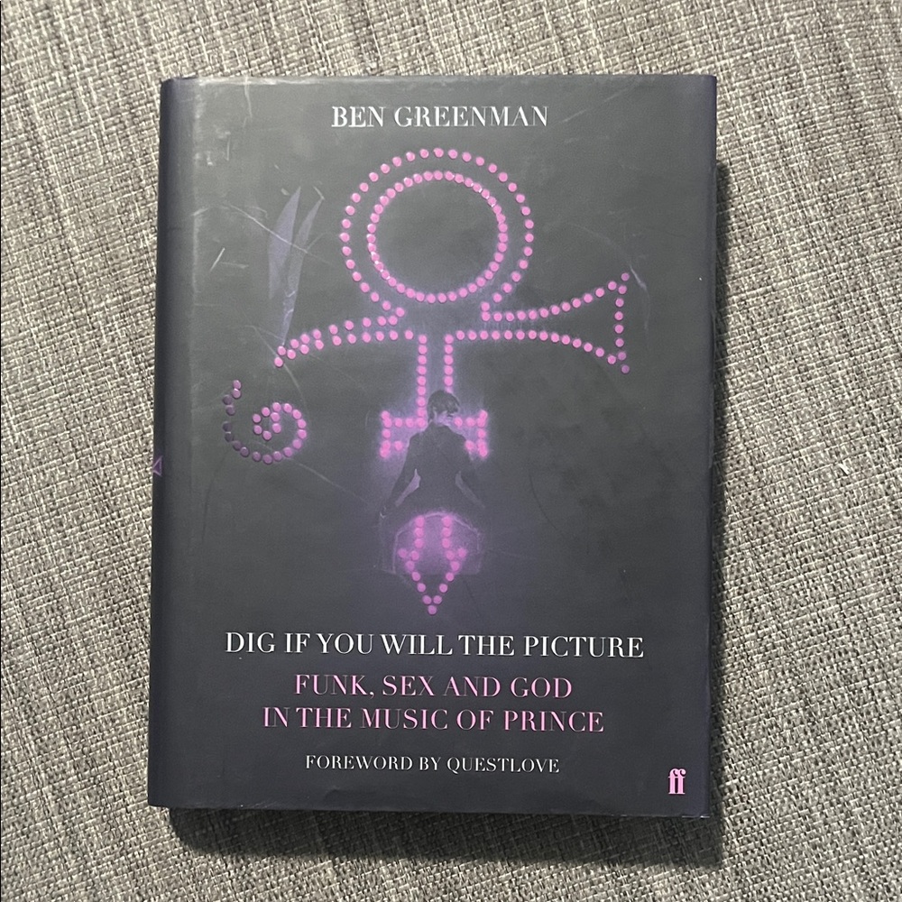 Prince “Dig if you will this picture” Hardcover Book